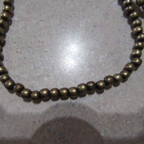 Gold color metal Ball beads - Picture 7 of 9